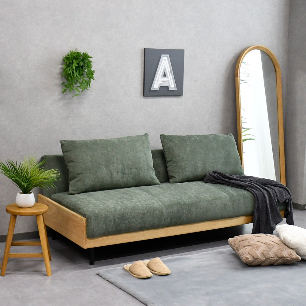 ソファーベッド　ソファ　コーデュロイ　ダークグレー　北欧風　新品 ソファーベッド ソファ コーデュロイ ダークグレー 北欧風 新品