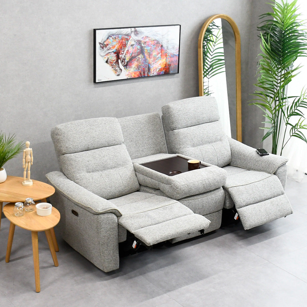 NITORI テーブル付き3人用電動リクライニングソファ ニトリ 3人掛け