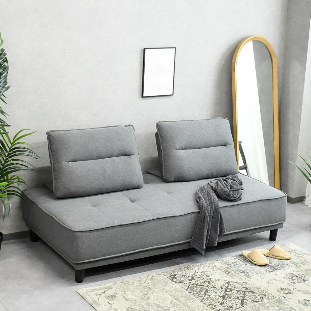 完成品】自由にレイアウトできるアイランドソファ｜背もたれ着脱式