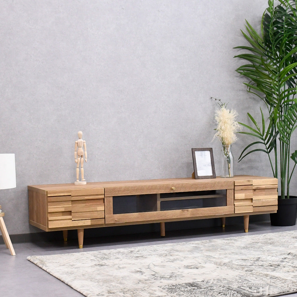 アカシア無垢材160cm幅国産完成品テレビ台 テレビボード Fulect(フレクト)|家具のセレクトショップ