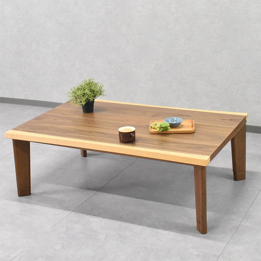 一枚板デザイン120cm幅フラットヒーターこたつテーブル Fulect（フレクト）｜家具のセレクトショップ