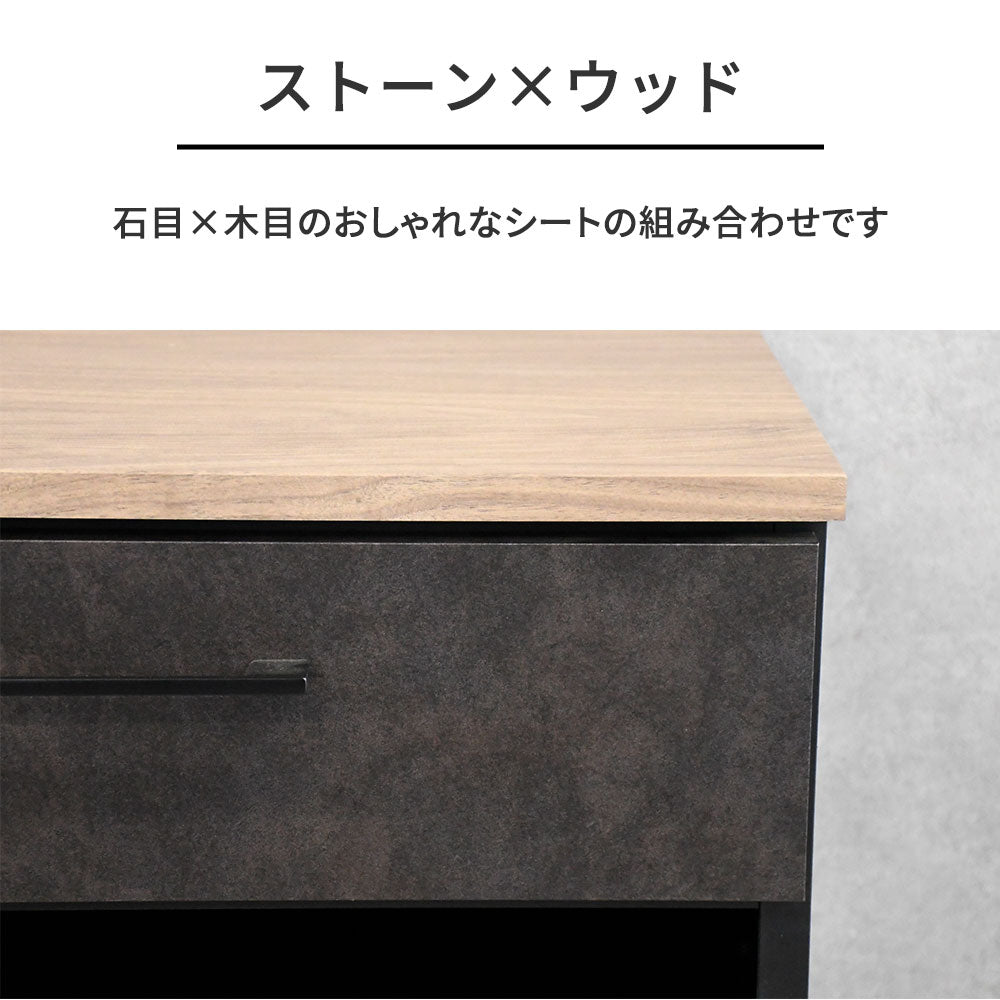 国産 キッチンカウンター 幅160cm 大容量収納 F☆☆☆☆ 完成品 コンセント付 キッチンボード
