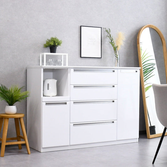 国産完成品135cm幅キッチンカウンター Fulect（フレクト）｜家具のセレクトショップ