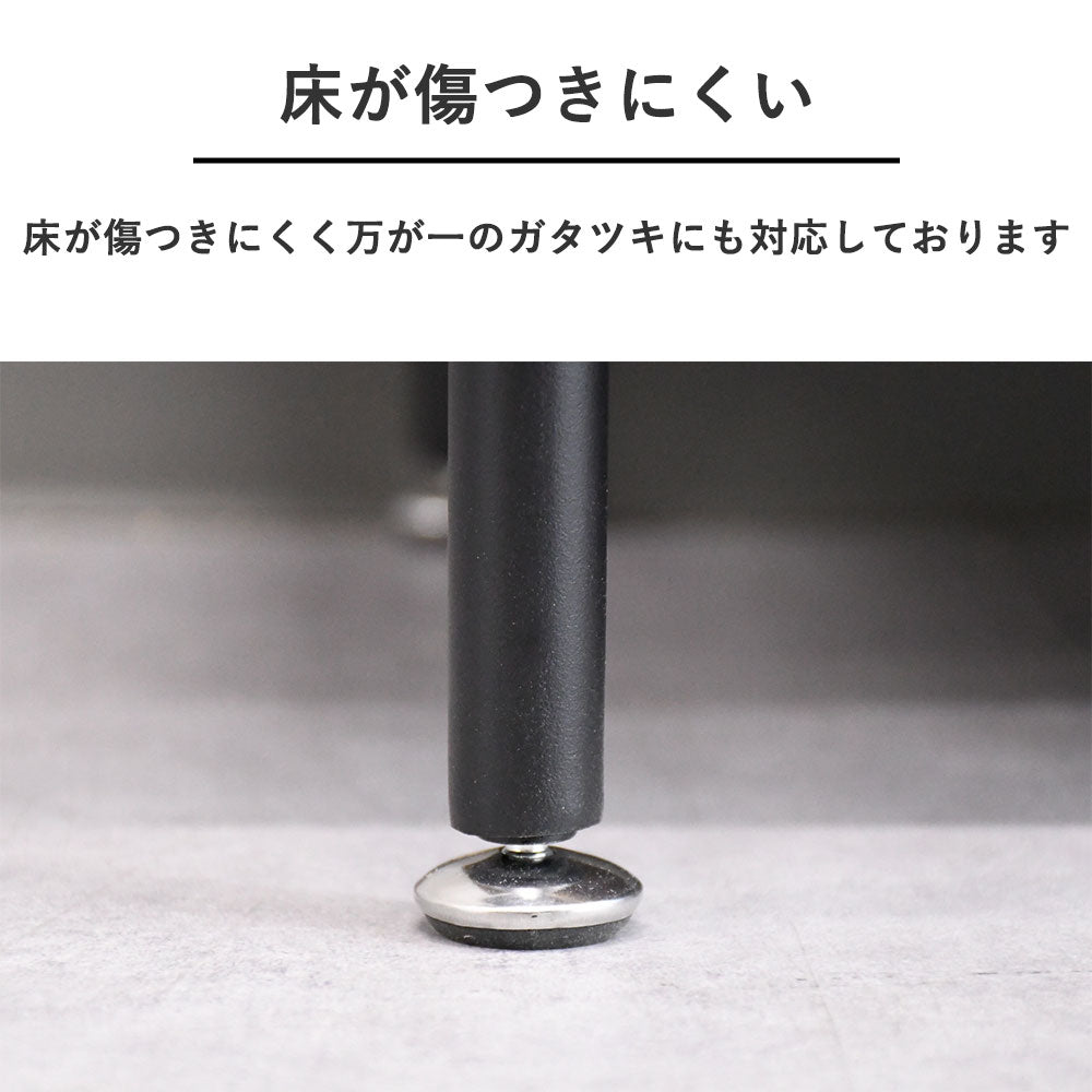 アカシア無垢材×スチール ラック｜選べる3段120cm・5段80cm 幅タイプ