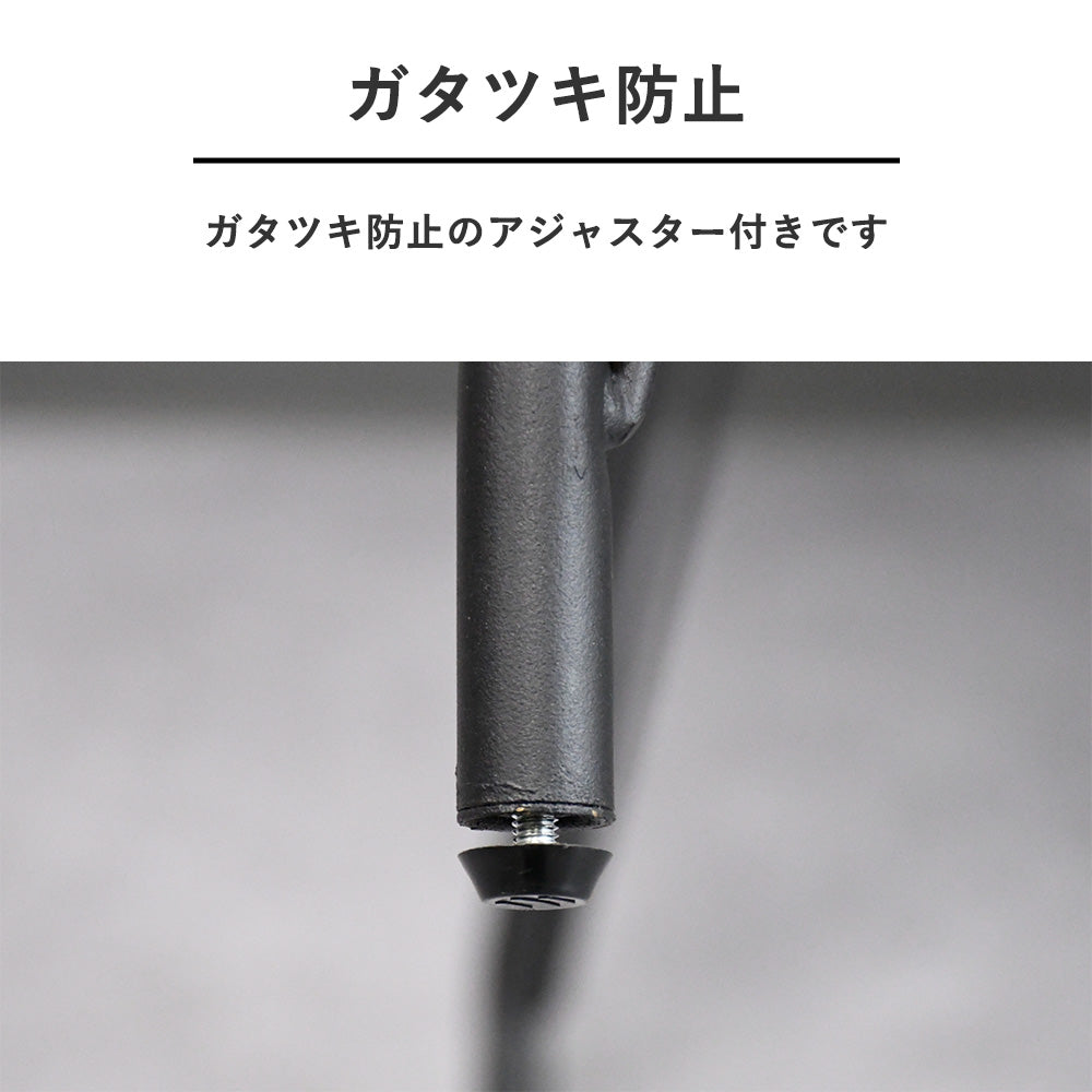 【北欧風】丸型ダイニングテーブル 幅100cm｜ナチュラルウッド×ブラック脚