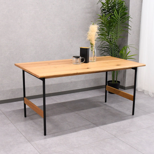 【期間限定】コッティダイニングテーブル幅150cm オーク突板  無垢材 楽天市場】ダイニングテーブル 幅150cm オーク突板 4人 無垢材