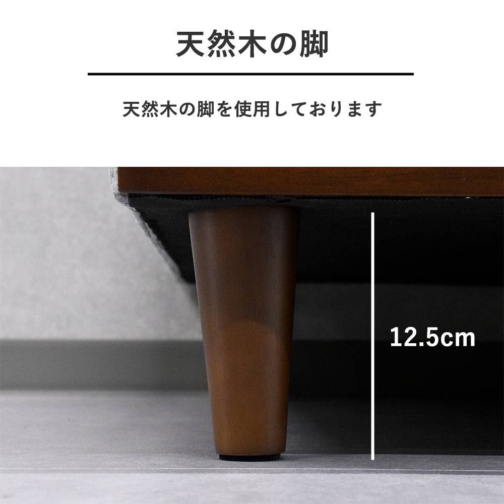 【あぐら対応】コーデュロイローソファ｜3人掛け・座面広め｜おしゃれなグレーカラー／選べる3色展開